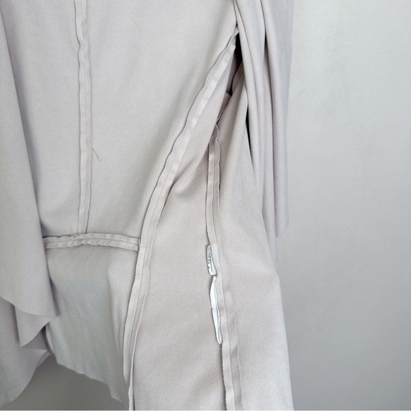 Zara Womens Small Waterfall Beige Open Cardigan - Picture 11 of 14